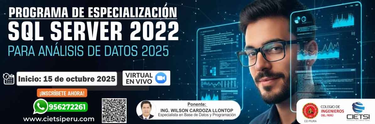 programa de especializaciOn sql server 2022 para anAlisis de datos 2025